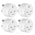 HBN Smart Plug WiFi Socket Work with Alexa Echo and Google Home, Smart Timer No