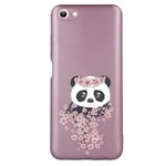 Coque rose pour Iphone 7 8 SE panda sakura