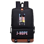 SIMYJOY Unisexe Korea POP LoK-pope Yourself Answer Multifonction USB De Charge Sac À Dos Ordinateur Portable Collège Sac Voyage Sacs À Dos D'école Korea POP Fans Beau Cadeau pour Hommes Femmes Ados K-pop