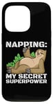 iPhone 13 Pro Napping Superpower Power Nap Lazy Pajama Day Sleep Sloth Case