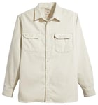 Levi's Men's Jackson Worker Woven Shirts, White Onyx, XS