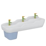 Lavabo pour enfant VITRA Sento Kids 3 hauteurs sans trop-plein + cache-siphon Sento kids