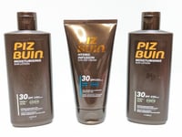 Piz Buin Hydro Infusion Sun Gel Cream SPF30 + 2 x Sun Lotion SPF30