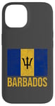 Coque pour iPhone 14 Drapeau de la Barbade Bridgetown Moins Antilles Caraïbes