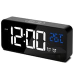 Stor digital väckarklocka för svagsyn - 14,5 cm elektrisk Black Black