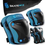 SKATEWIZ Protection Velo Enfant - Protection Roller Enfant Fille - Genouillèr...