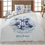 Harry Potter Hogwarts Cotone Copripiumino Letto 140x200 cm Warner Bros.