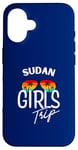 Coque pour iPhone 16 Girls Trip Soudan Voyage Vacances Femmes Soudan