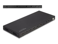 Delock - Video/Audio Switch - Hdmi, Matrix, 4K 60 Hz, With Audio Extractor - 4 X 2 - Stasjonær, Veggmonterbar