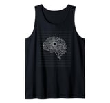 Human Memory Circuit Digital Brain Artificial Intelligence Tank Top