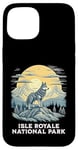 Coque pour iPhone 15 Isle Royale National Park Grey Wolf Vacation Wildlife