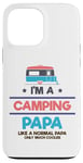 Coque pour iPhone 13 Pro Max Camping-car glacière Nature Lover Camping Papa Like Normal Papa