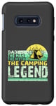 Coque pour Galaxy S10e Papa, le mythe, la légende du camping, un camping-car amusant