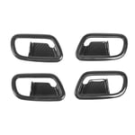 GLLXPZ ABS Door Handle Bowl Sticker Interior Mouldings Accessories, For Nissan Patrol Y62 2013-2017