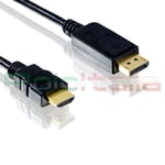 Câble 5m Displayport HDMI pour Extension Vidéo Projecteur Analog Numérique TV PC