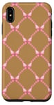 Coque pour iPhone XS Max étui pro max couleur désert mignon rose floral avec papillon