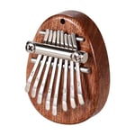 Xiaoqiao Kalimba Mini piano à pouce portable 8 touches avec un son exceptionnel - Instrument de musique créatif (marron, taille unique)