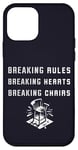 iPhone 12 mini Breaking Rules Hearts Chairs Funny Matching Team Squad Pun Case