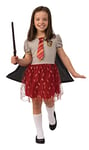 RUBIES - Harry Potter Officiel - Robe Tutu Gryffondor - Déguisement Enfant Fille - Taille Unique - 6-9 ans - Costume Robe Tutu Manches Courtes, Cravate - Pour Halloween, Carnaval - Idée Cadeau de Noël