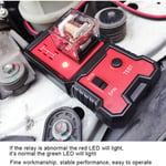 Sjlerst - Testeur de relais automobile, testeur de relais électronique 12 v outil de vérificateur de batterie de Diagnostic de voiture automatique
