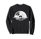 Old School Vinyl Record Player Vinyl Music Lover Novelty Sweatshirt