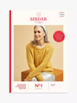 Sirdar No.1 DK Scallop Stitch Short Cardi Knitting Pattern, 10665