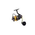 Abu Garcia Superior moulinet spinning pour la pêche des carnassiers en eau douce au leurre, en vertical ou en linéaire, drop shot, perche, sandre, truite Noir/Doré