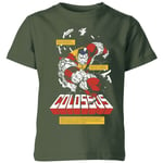 X-Men Colossus Bio Kids' T-Shirt - Green - 11-12 Years