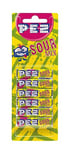 PEZ Refill Pack, Sour Flavour Mix, Vegetarian, 6 x 17 g (Pack of 18)