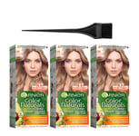 Lot de 3 crèmes de coloration pour cheveux Garnier Color Naturals toutes...