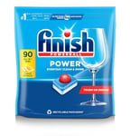 Finish All in One Dishwasher Tablets Regular Scent 90's(Packaging May Vary)