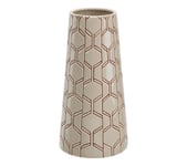 Vase céramique H. 30 cm VERNON Beige