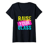 Raise Your Glass V-Neck T-Shirt