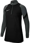 Nike Women's Academy Pro Drill Top, black/anthracite/Black/White, XS