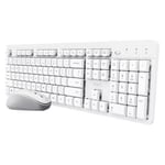 Clavier et Souris Trust 25466 Ody II Silent Blanc