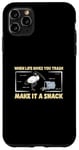 Coque pour iPhone 11 Pro Max When Life Gives You Trash Make It A Snack Funny Ibis Ibis