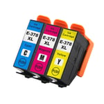 3 C/M/Y Ink Cartridges XL for Epson Expression Photo XP-8500, XP-8600, XP-8700