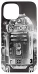 Coque pour iPhone 15 Star Wars R2-D2 Retro Galaxy Noir