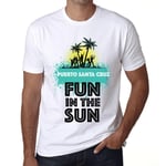 Homme Tee-Shirt S'amuser Au Soleil À Puerto Santa Cruz - Fun In The Sun In Puerto Santa Cruz - T-Shirt Graphique Éco-Responsable Vintage Cadeau Nouveauté