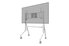 Neomounts FL50-575WH1 vogn med hjul - robust - for displaystander - gulvstander - hvid