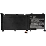 Batterie d'ordinateur portable - MICRO BATTERY - Asus G501, G601J - Lithium-polymère - 3700mAh - 15.2V - Noir