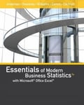 South-Western College Publishing David Anderson Essentials of Modern Business Statistics with Microsoft®Office Excel® (Book Only)