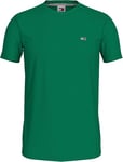 Tommy Jeans T-Shirts Manches Courtes Lot de 2 Homme en Coton, Multicolore (Green Malachite/White), 3XL