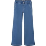 Name It Salli 8293 wide jeans til barn, light blue denim