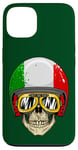 iPhone 13 Made In Italy Cool Italian Flag Skull Illustration Graphic Case