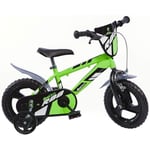 VÉLO MTB 12 R88 GARÇON VERT ENFANTS 3 ANS HAUTEUR DE 80 À 100 CM DINO BIKES