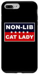 Coque pour iPhone 7 Plus/8 Plus Non-Lib Cat Lady – Funny Anti-Woke USA