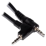 2m 2.5mm Stereo Jack Plug to 2.5 mm Right Angled Jack Audio Lead [003536]