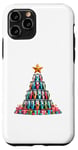 Coque pour iPhone 11 Pro Christmas Tree Coiffeur Tondeuse Coiffure Coiffeuse