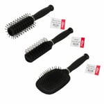 Hair Brush Pack of 3 Paddle Vent Blow Dry Style Comb Hair Accessories Beauty